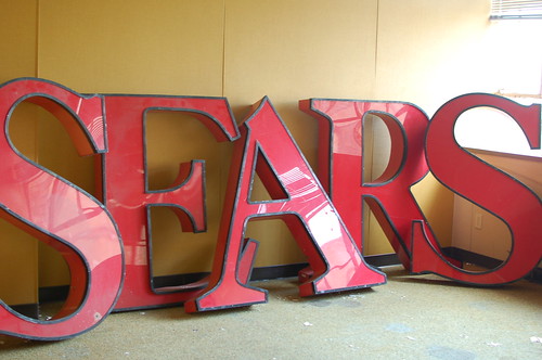 Sears Letters, Sears Crosstown Building, Memphis, Tenn. Sears Letters, Sears Crosstown Building, Memphis, Tenn.