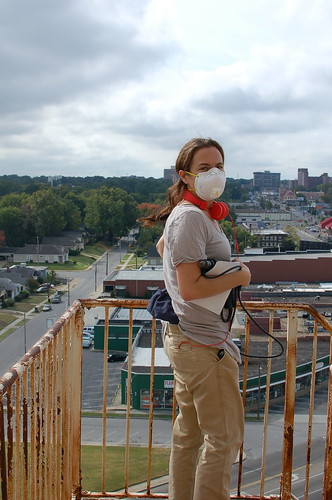 Robin Salant on the Roof, Memphis, Tenn. Robin Salant on the Roof, Memphis, Tenn.