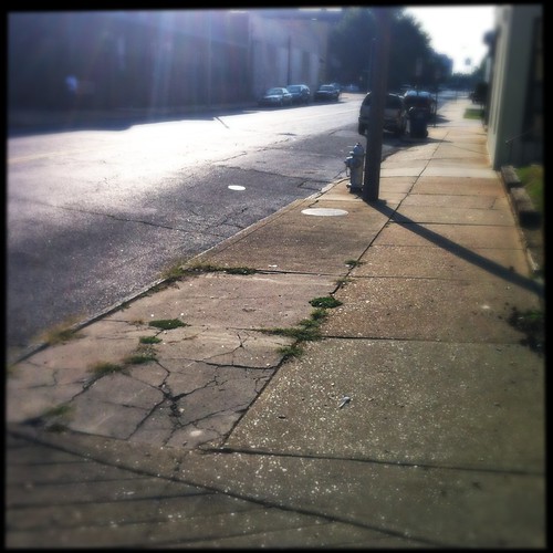 Sidewalk, Downtown Memphis, Tenn. Sidewalk, Downtown Memphis, Tenn.