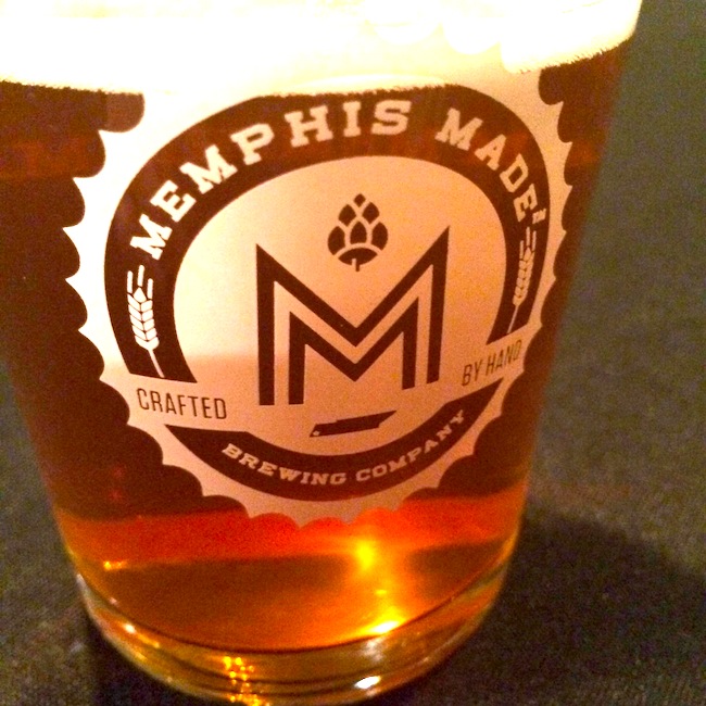 Memphis Made Beer Glass Logo