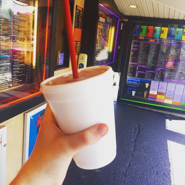 Velvet Cream milkshake