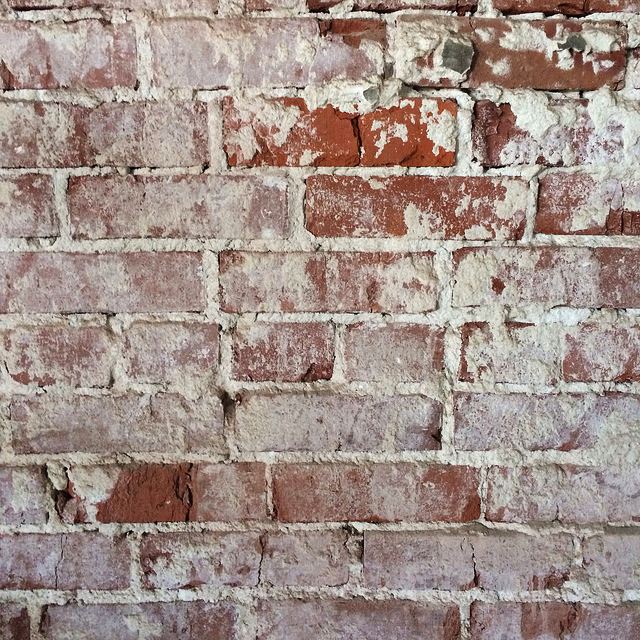 city and state brick wall