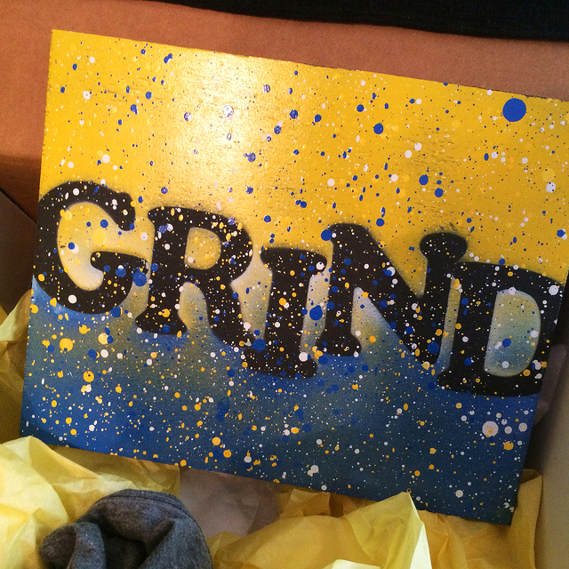 grind painting
