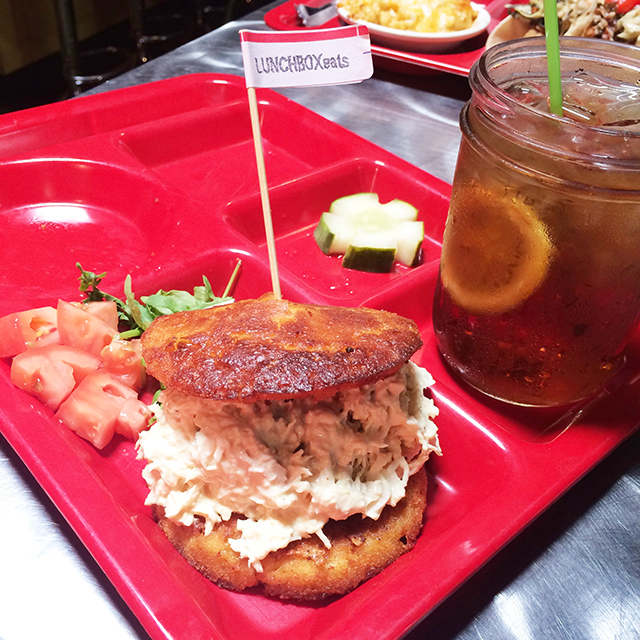 holiday chickens salad at Lunchbox Eats